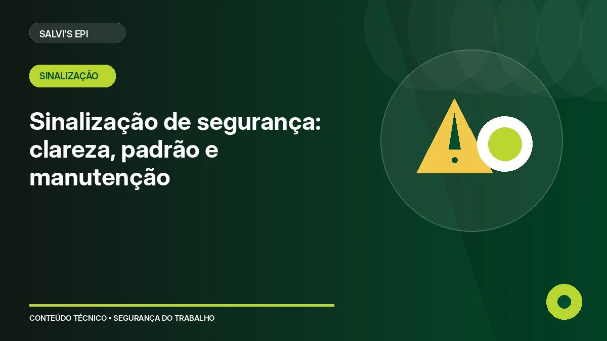 Sinalização e apoio