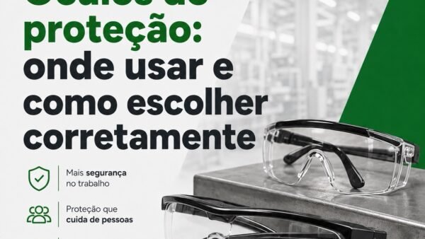 Óculos de proteção: onde usar e como escolher corretamente