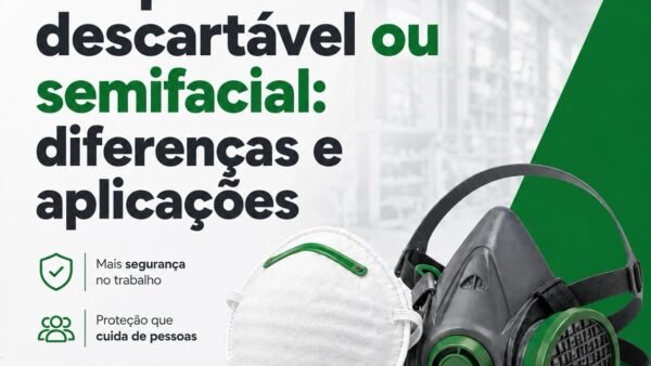 Respirador descartável ou semifacial: diferenças e aplicações