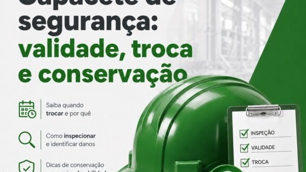 Capacete de segurança: validade, troca e conservação
