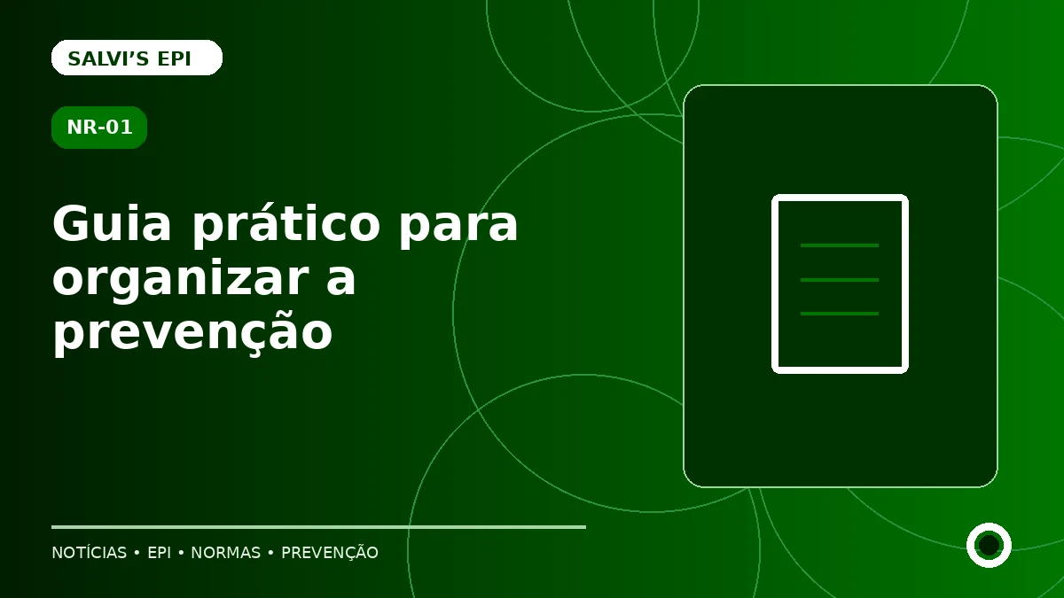 NR-01, GRO e PGR: guia prático para organizar a prevenção